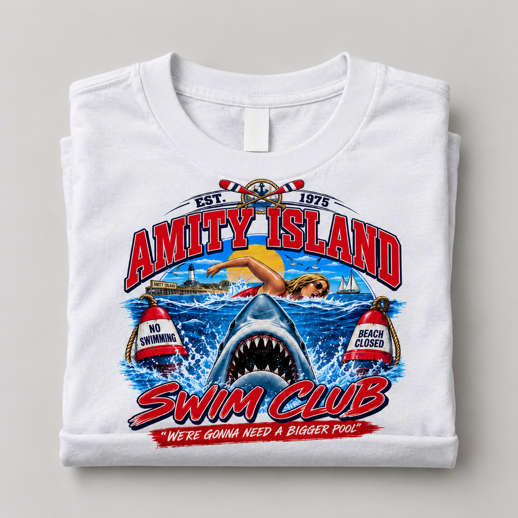 Amity Island Swim Club Tshirt