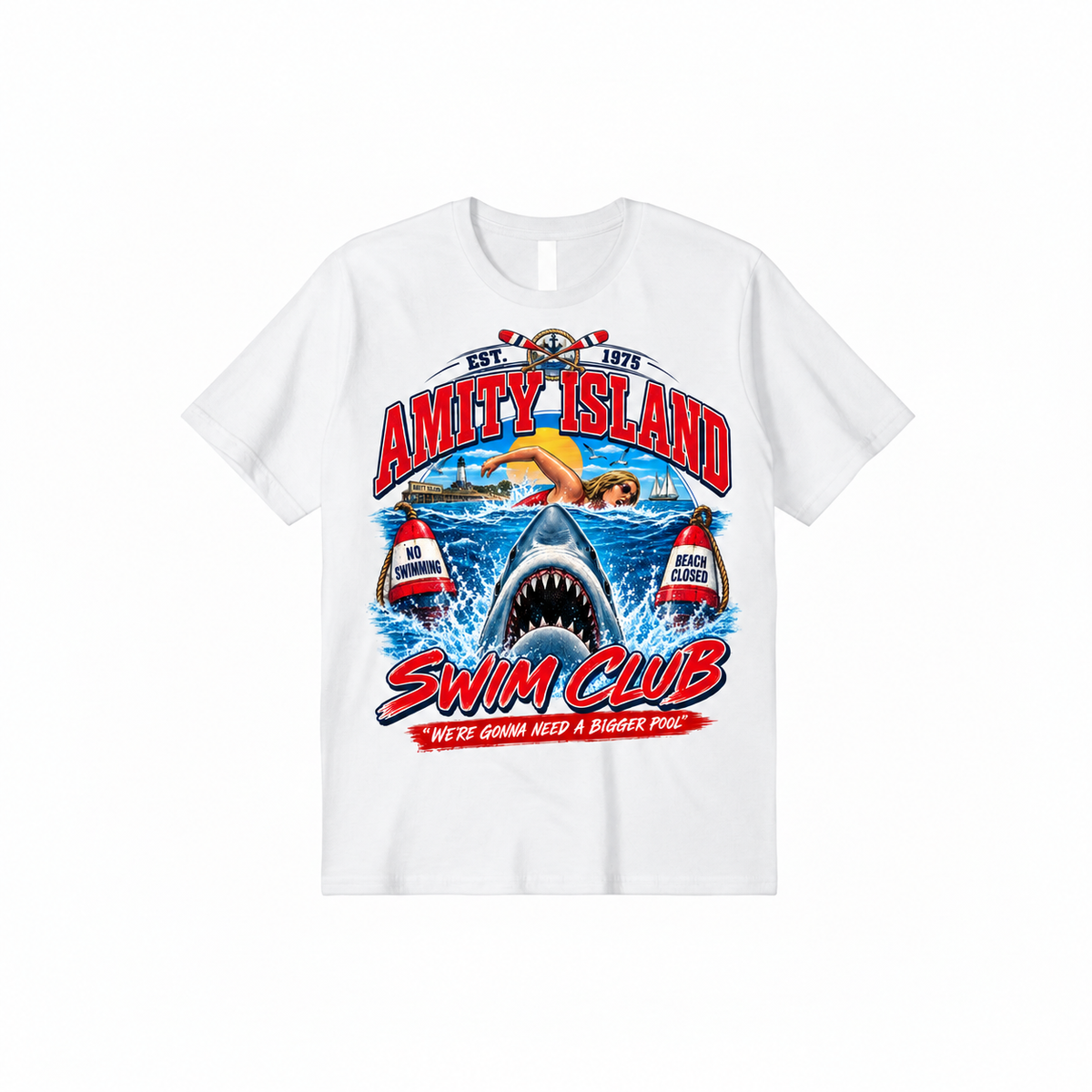 Amity Island Swim Club Tshirt